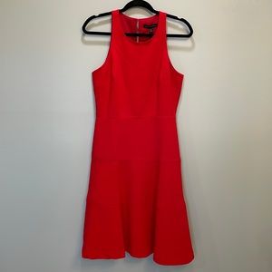 Banana Republic Red Fit & Flare Dress
